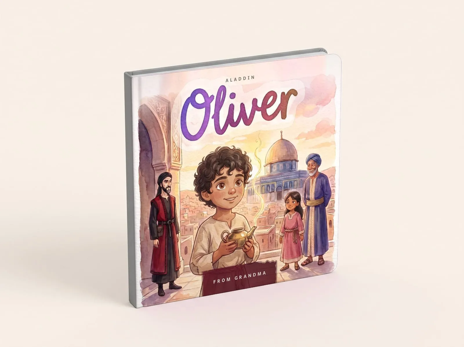 The Aladdin hardcover, with a different child on the cover.