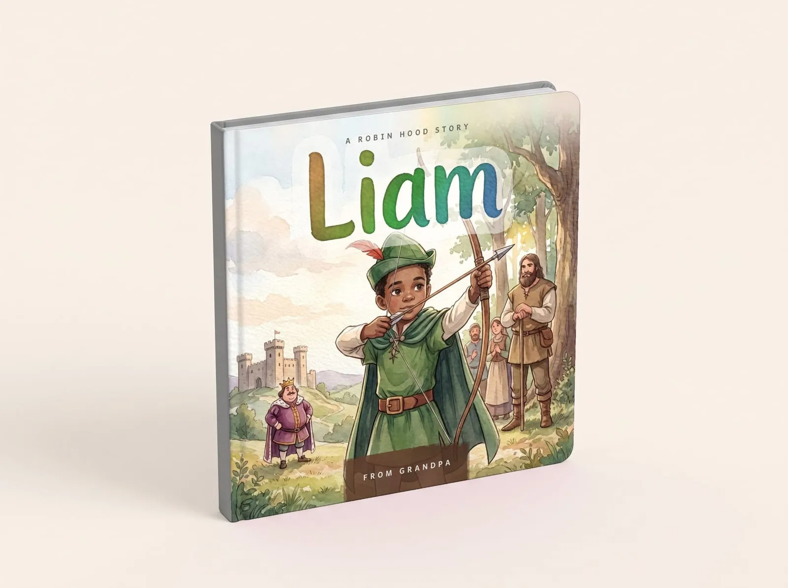 The Robin Hood hardcover, with a different child on the cover.